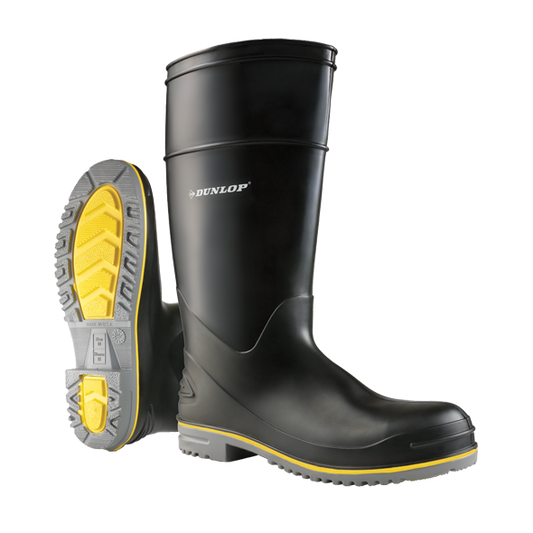 Dunlop 89908 Flex 3 Men's 16" Steel Toe PVC Boots with Steel Shank