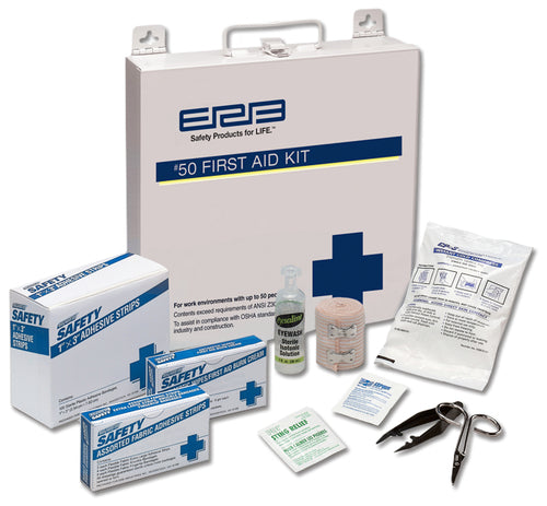ERB Safety 17137 50-Person First Aid Kit with Metal Box