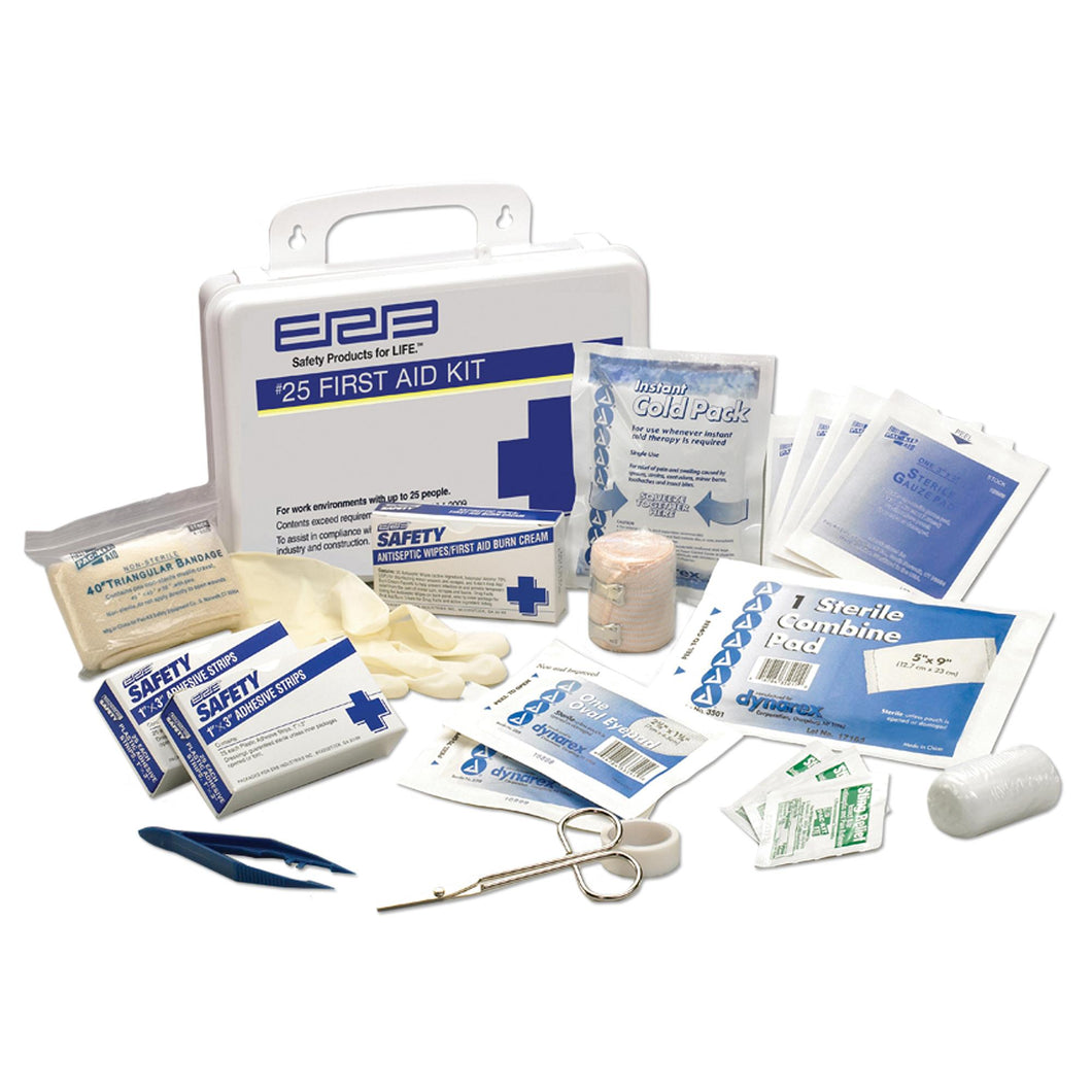 ERB Safety 17150 25-Person First Aid Kit with Metal Box