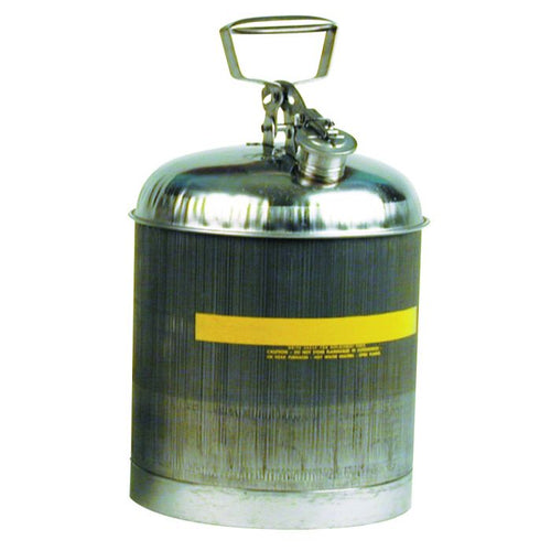 Eagle 1315 5 Gallon Stainless Steel Type 1 Flammable Storage Safety Can