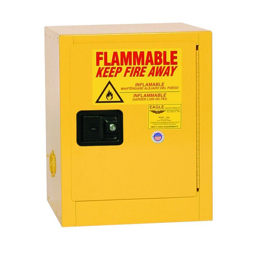 Eagle 1904X Manual Closure Flammable Liquid Storage Cabinet - 4 Gallon