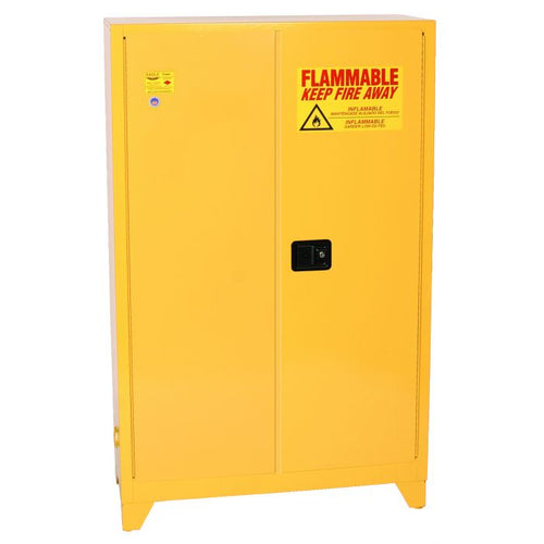 Eagle 1947XLEGS Manual Closure Flammable Liquid Storage Tower Cabinet - 45 Gallon