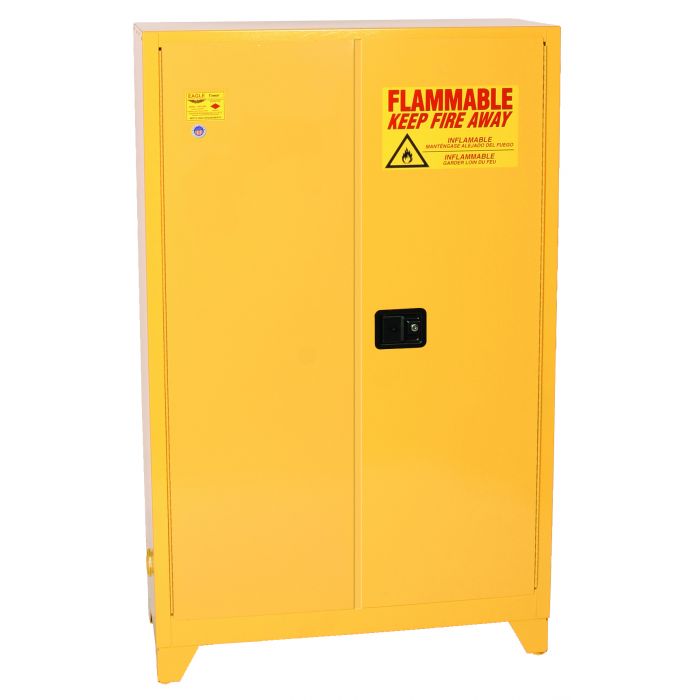 Eagle 1947XLEGS Manual Closure Flammable Liquid Storage Tower Cabinet - 45 Gallon