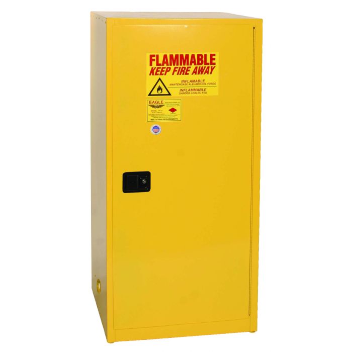 Eagle 1961X Manual Closure Flammable Liquid Storage Cabinet - 60 Gallon