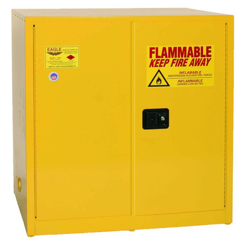 Eagle 1964X Manual Closure Flammable Liquid Storage Cabinet - 60 Gallon