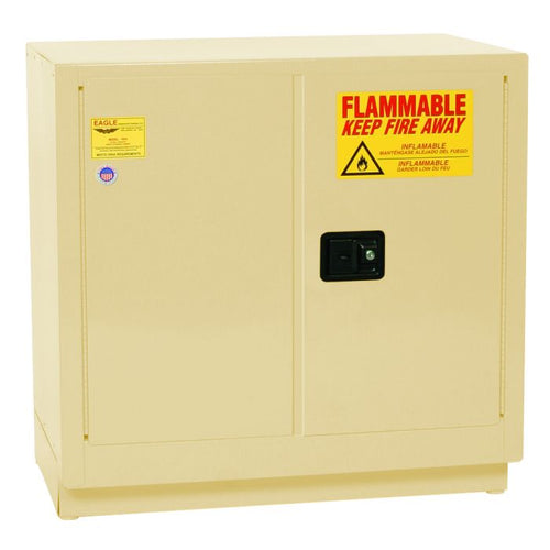 Eagle 1971X Manual Closure Flammable Liquid Storage Under-Counter Cabinet - 22 Gallon
