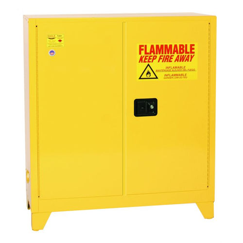 Eagle 3010XLEGS Self-Closing Flammable Liquid Storage Tower Cabinet - 30 Gallon