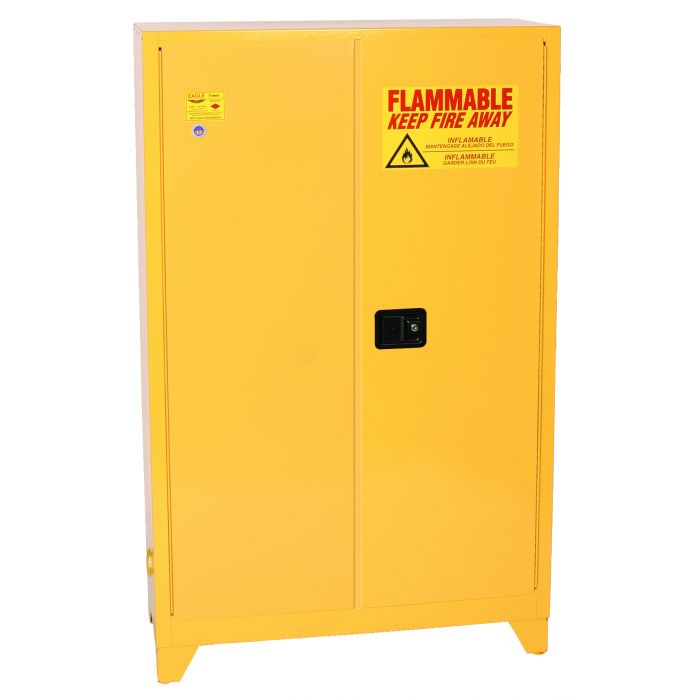 Eagle 4510XLEGS Self-Closing Flammable Liquid Storage Tower Cabinet - 45 Gallon
