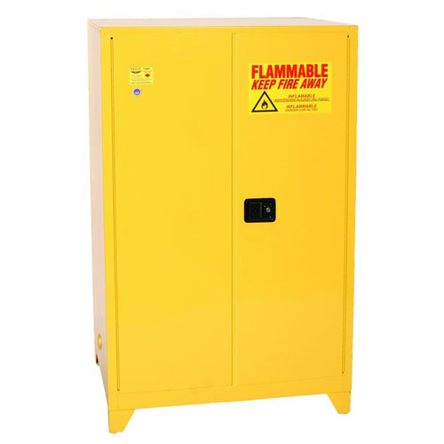Eagle 9010XLEGS Self-Closing Flammable Liquid Storage Tower Cabinet - 90 Gallon