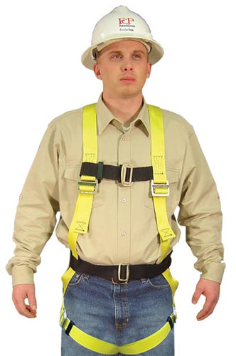 French Creek 530B-HOT Nomex-Kevlar Mating Buckle Full Body Harness with Leg Straps and Hip D-Rings