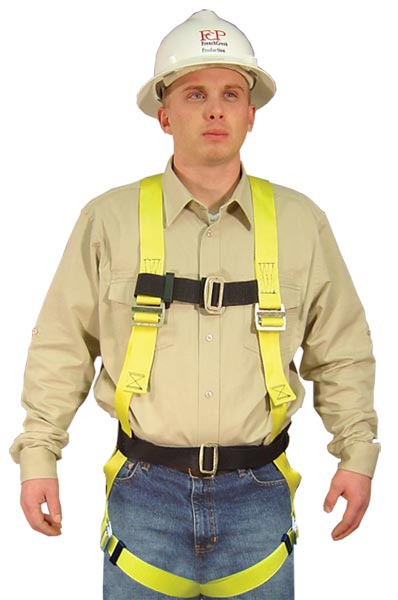 French Creek 530B-HOT Full Body Harness w/ Kevlar Webbing, Mating Buckle Leg Straps & Hip D-Rings