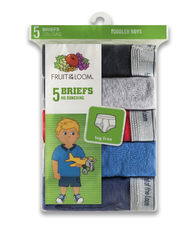 Fruit of the Loom 5P4609T Toddler Boy's Fashion Briefs, 5-pack