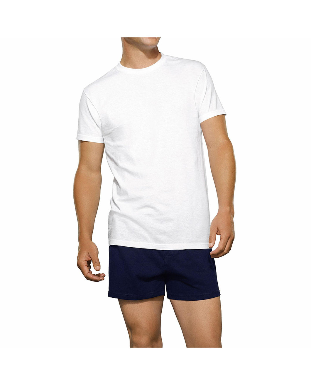 Fruit of the Loom 2828 Mens White Crewneck T-Shirt, 3-pack