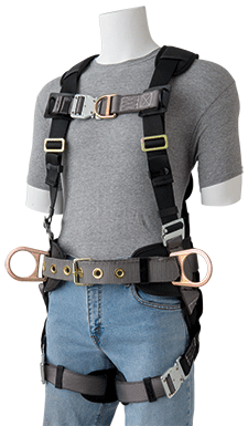 Gemtor 3000/3010 AirFlo Padded Wind/Energy/Construction Climbing Harness with Front D-Ring