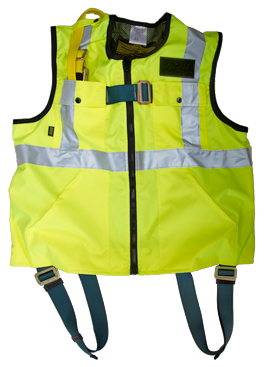 Gemtor 846427 Class 2 Hi-Vis Fall Protection Vest Harness