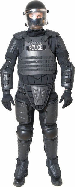 HWI Gear Inc. Elite Defender Riot Suit in Black | size: XS/S