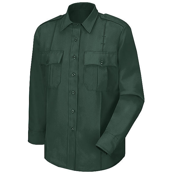 dress shirt with zipper Men's LS Shirt W/Zipper