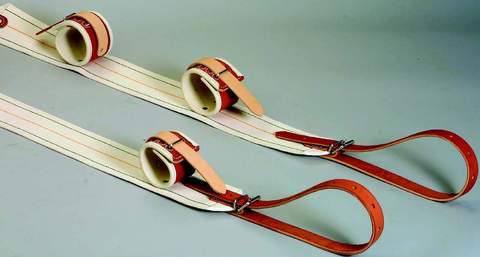 Humane Restraint CBLAL-203 Locking Ankle Bed Restraints - Leather