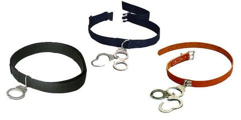 Humane Restraint MBT-480 Leather Transport Belt with D-Ring and Side Cuffs