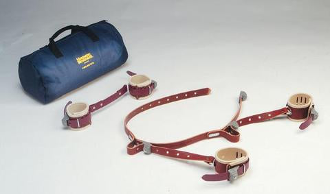 Humane Restraint #7 Adjustable Ambulatory Restraint Kit - Leather