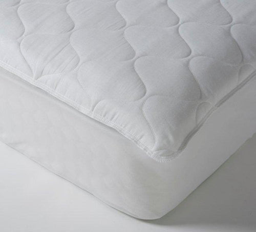 JS Fiber Ultimate Comfort Choice Deluxe Quilted Mattress Pad with Expandable Skirt for up to 18" Mattress