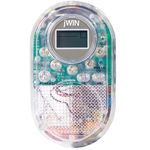 JWin Clear Portable AM-FM Radio