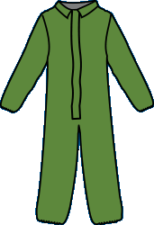 Kappler Z4H417 Zytron 400 Coveralls with Collar, zipper front, Heat Sealed-Taped Seams