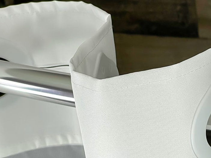 Kartri HANG2IT Duo Poly Shower Curtain with Light Window and Snap Liner