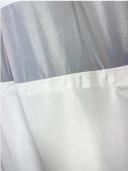 Kartri HANG2IT Empire Waffle Shower Curtain - White or Beige