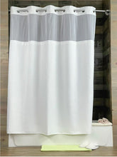 Load image into Gallery viewer, Kartri HANG2IT Empire Waffle Shower Curtain - White or Beige
