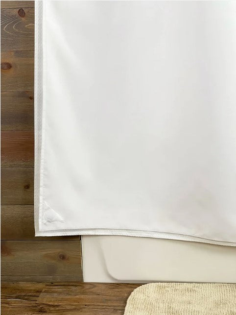 Kartri HANG2IT Empire Waffle Shower Curtain - White or Beige