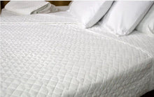 Load image into Gallery viewer, Kartri Quilted Impressions Double Diamond Coverlet
