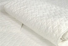 Load image into Gallery viewer, Kartri Quilted Impressions Double Diamond Coverlet
