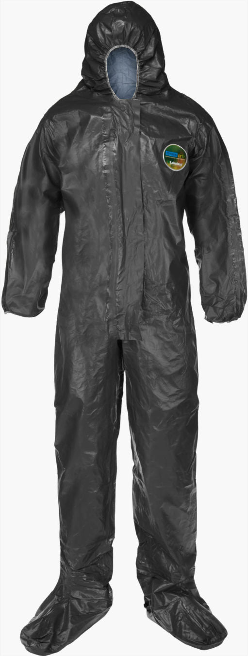 Lakeland 51150 Pyrolon CRFR 2.5 Flame Resistant Disposable Coveralls with Attached Hood and Boots