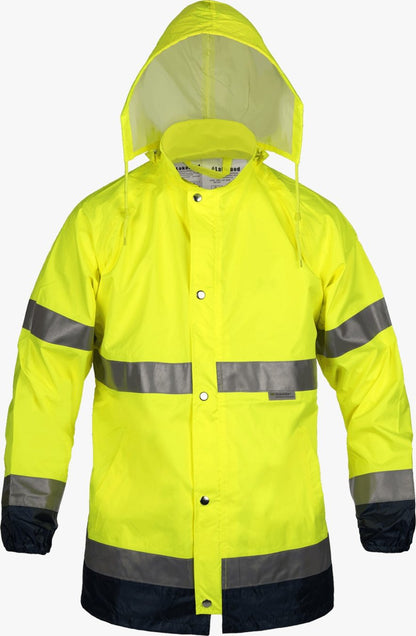 Lakeland CHVRSO1L Class 3 PVC Coated High Visibility Polyester Rain Coat