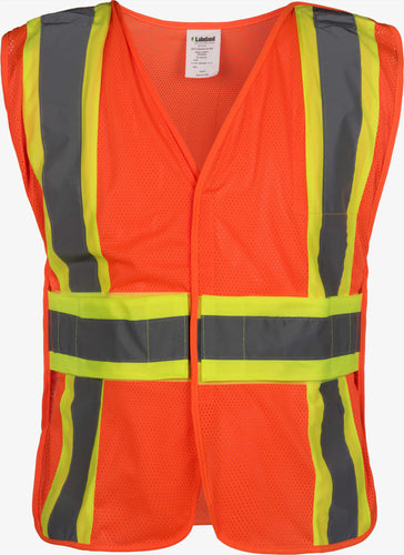 Lakeland VAMOSC2GBV-L/O Classic 5-Way Breakaway FR Treated Mesh Polyester Public Safety Vest