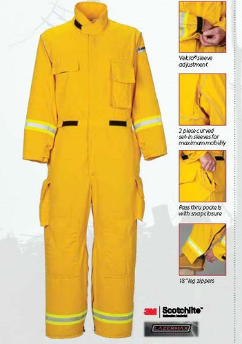 Lakeland WLSCVN26 Flame Resistant Wildland Firefighting Coveralls- FR Nomex IIIA