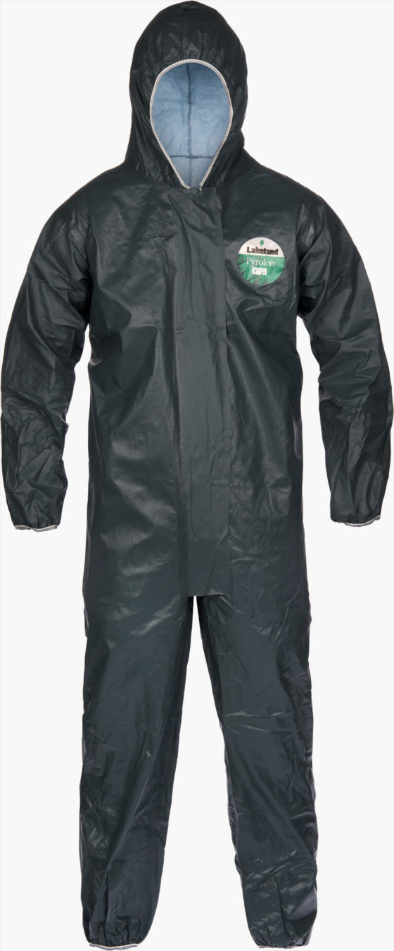 Lakeland 51130 Pyrolon CRFR 2.5 Flame Resistant Disposable Coveralls with Attached Hood
