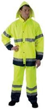 Load image into Gallery viewer, Lakeland CHVRSO1L Class 3 PVC Coated High Visibility Polyester Rain Coat
