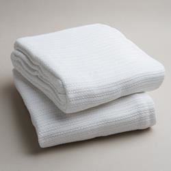 Economy Grade White Thermal Blanket