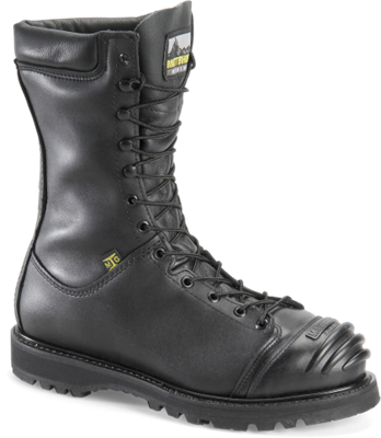Matterhorn 12255 Bankman Men's 10" Waterproof Lace-to-Toe Work Boot with Steel Toe and Internal Metguard - Black