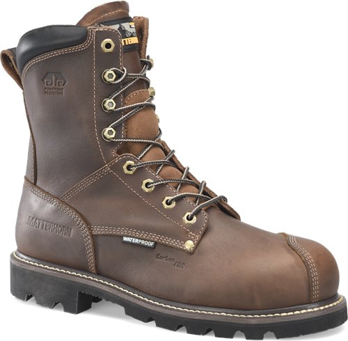 Matterhorn MT2508 Corvus Men s 8 Waterproof Comp Toe Puncture Resisting Work Boot Brown