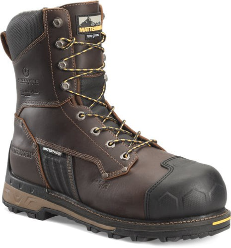 Matterhorn MT2562 Maximus 2.0 Mens 8" Waterproof Insulated Comp Toe Work Boot - Dark Brown