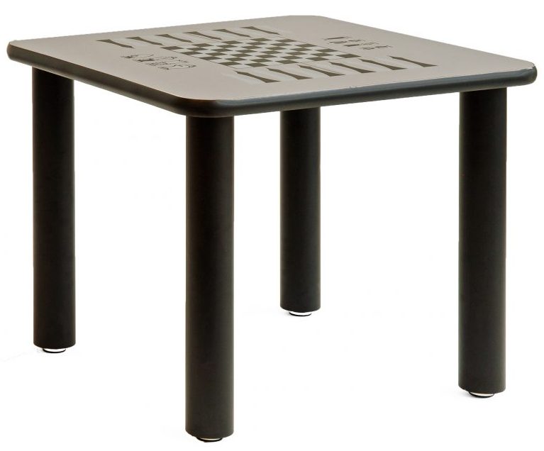 Moduform 5004 Modumaxx Multipurpose Table with Steel Post Legs, Square Top