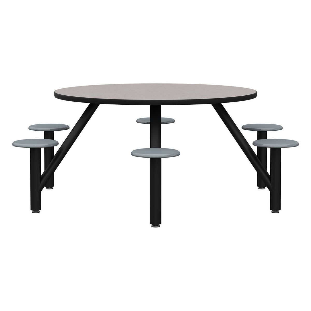 Moduform 500366R Modumaxx Round 6 Seat Cluster Table Ancho...