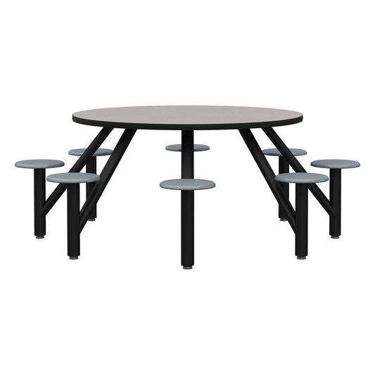 Moduform 5003-86R Modumaxx Multipurpose Cluster Table - Round Top, 8 Seats