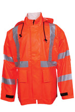 Load image into Gallery viewer, Drifire Flame Resistant Hi-Vis Rain Jacket, Type R Class 3 - NSA Style R30RL06 R30RQ06 (HRC 2 - 9.8 cal)
