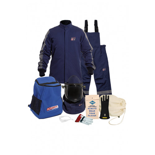 Enespro ARC40KITNG 40 cal Performance Arc Flash Kit with FR Jacket and Bib Coveralls (HRC 4 - 40 cal)