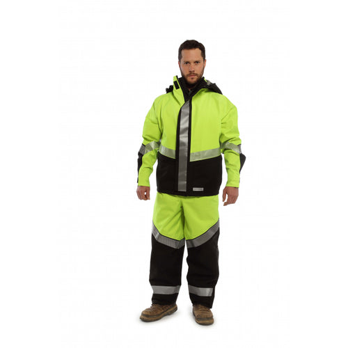 Drifire Extreme Weather Kit - Flame Resistant Rain Jacket and Bib Trousers, Type R Class 3 - NSA Style KITHYDRO2-YB/KITHYDRO2-OB (HRC 3 - 31 cal)