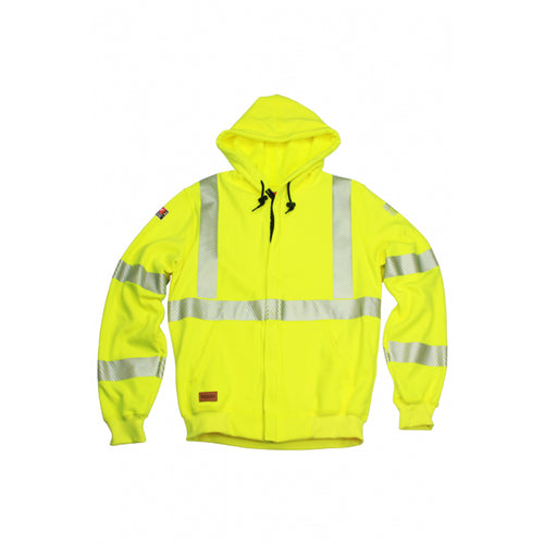 Drifire FR SWSHEZC Flame Resistant Hi-Vis Zip Front Sweatshirt - Type R Class 3 (CAT 2 - 19 cal)